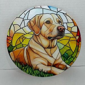 Suncatcher Acrylic Yellow Lab Labrador Retriever Dog Home Decor Lab Puppy New